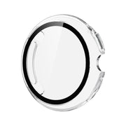 For Google Pixel Watch4 45mm Tempered Film Integrated PC Watch Protective Cover(Transparent)