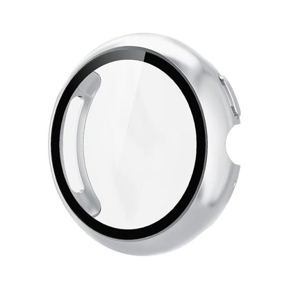 For Google Pixel Watch4 45mm Tempered Film Integrated PC Watch Protective Cover(Silver) - free shipping - PMC Jewellery - Order now!