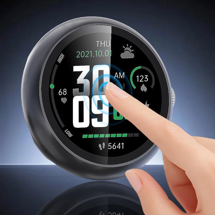 For Google Pixel Watch4 45mm Tempered Film Integrated PC Watch Protective Cover(Pink) - free shipping - PMC TechLife - Order now!