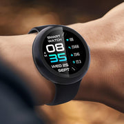 For Google Pixel Watch4 41mm Tempered Film Integrated PC Watch Protective Cover(Midnight Blue)