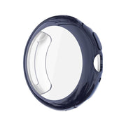 For Google Pixel Watch4 41mm Full Coverage Electroplated TPU Watch Protective Cover(Midnight Blue)