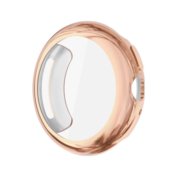 For Google Pixel Watch4 45mm Full Coverage Electroplated TPU Watch Protective Cover(Rose Gold)