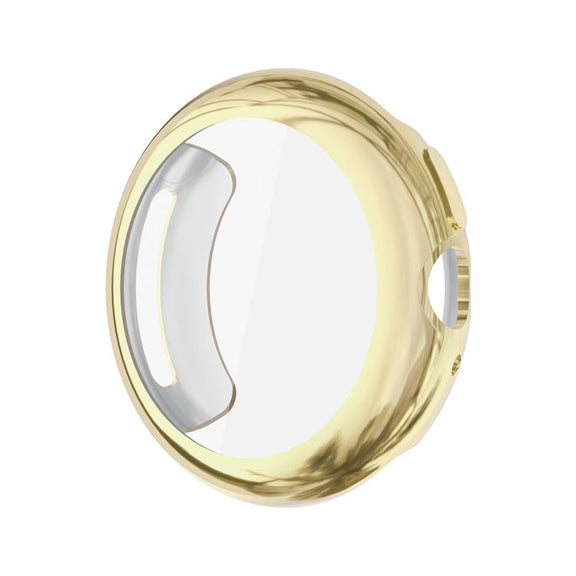 For Google Pixel Watch4 45mm Full Coverage Electroplated TPU Watch Protective Cover(Gold)