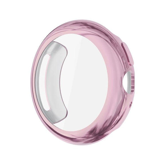 For Google Pixel Watch4 45mm Full Coverage Electroplated TPU Watch Protective Cover(Pink)