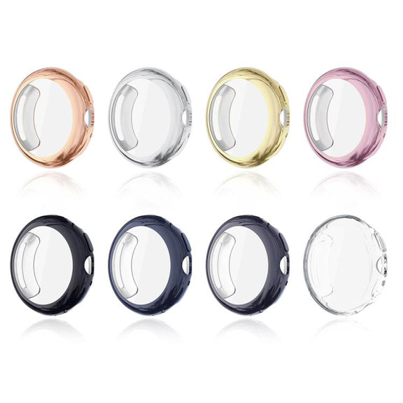 For Google Pixel Watch4 41mm Full Coverage Electroplated TPU Watch Protective Cover(Rose Gold)