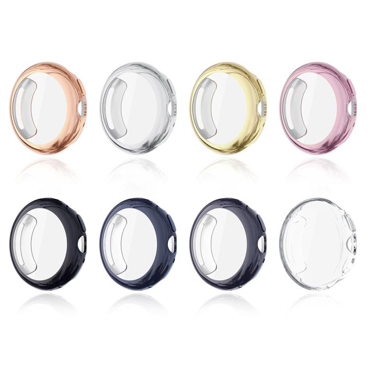 For Google Pixel Watch4 41mm Full Coverage Electroplated TPU Watch Protective Cover(Gold)