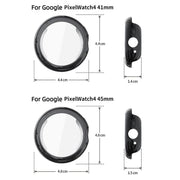 For Google Pixel Watch4 45mm Full Coverage Electroplated TPU Watch Protective Cover(Gun Metal)
