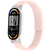 12mm Striped Soft Magnetic Silicone Watch Band(Pink)