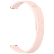12mm Striped Soft Magnetic Silicone Watch Band(Pink)