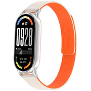 12mm Striped Soft Magnetic Silicone Watch Band(Starlight Orange)