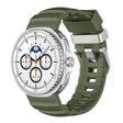 For Samsung Galaxy Watch8 / Watch8 Classic Silver Buckle Silicone Watch Band(Green) - free shipping - PMC TechLife - Order now!