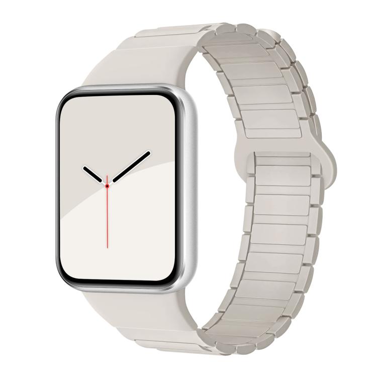 For Xiaomi Smart Band 9 Pro / Redmi Watch 5 Tri-Beads Magnetic Silicone Watch Band(Starlight) - free shipping - PMC TechLife - Order now!