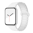 For Xiaomi Smart Band 9 Pro / Redmi Watch 5 Tri-Beads Magnetic Silicone Watch Band(Silver White) - free shipping - PMC TechLife - Order now!
