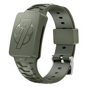 For WHOOP 4.0  Integrated TPU Watch Band(Army Green)