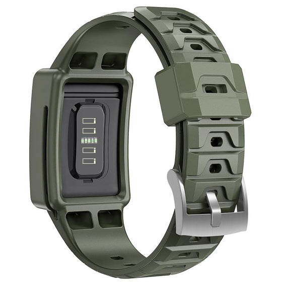 For WHOOP 4.0  Integrated TPU Watch Band(Army Green)