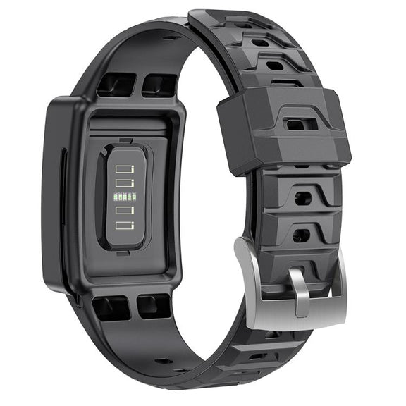 For WHOOP 4.0  Integrated TPU Watch Band(Black)