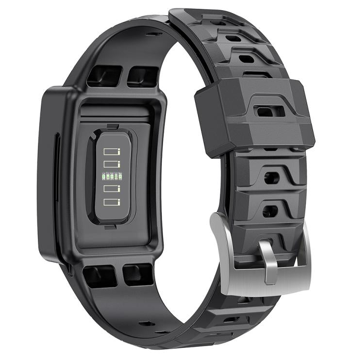 For WHOOP 4.0  Integrated TPU Watch Band(Black)