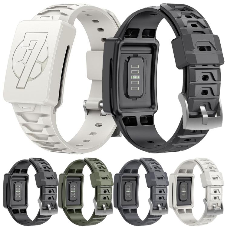 For WHOOP 4.0  Integrated TPU Watch Band(Black)