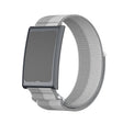 For Amazfit Helio Strap Metal Ring Two Sections Nylon Hook and Loop Fastener Watch Band(Phantom Silver) - free shipping - PMC TechLife - Order now!