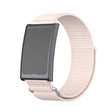 For Amazfit Helio Strap Metal Ring Two Sections Nylon Hook and Loop Fastener Watch Band(Pearl Pink) - free shipping - PMC TechLife - Order now!