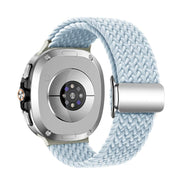For Samsung Galaxy Watch8 / Watch8 Classic Magnetic Buckle Braided Nylon Watch Band(Misty Blue)