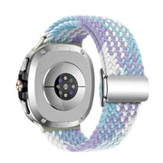 For Samsung Galaxy Watch8 / Watch8 Classic Magnetic Buckle Braided Nylon Watch Band(Violet)