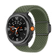 For Samsung Galaxy Watch8 / Watch8 Classic Magnetic Buckle Braided Nylon Watch Band(Olive Green) - free shipping - PMC TechLife - Order now!
