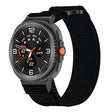 For Samsung Galaxy Watch8 / Watch8 Classic Two Sections Nylon Hook And Loop Fastener Watch Band(Black) - free shipping - PMC TechLife - Order now!