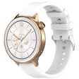 For OnePlus Watch 3 43mm Rhombic Texture Groove Silicone Watch Band(White) - free shipping - PMC TechLife - Order now!