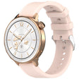 For OnePlus Watch 3 43mm Rhombic Texture Groove Silicone Watch Band(Light Pink) - free shipping - PMC TechLife - Order now!