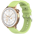 For OnePlus Watch 3 43mm Rhombic Texture Groove Silicone Watch Band(Lime) - free shipping - PMC TechLife - Order now!