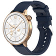 For OnePlus Watch 3 43mm Rhombic Texture Groove Silicone Watch Band(Ink Blue) - free shipping - PMC TechLife - Order now!