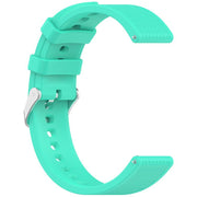 For OnePlus Watch 3 43mm Rhombic Texture Groove Silicone Watch Band(Teal)