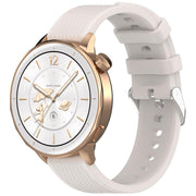 For OnePlus Watch 3 43mm Rhombic Texture Groove Silicone Watch Band(Starlight)