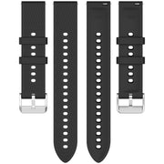 For OnePlus Watch 3 43mm Rhombic Texture Groove Silicone Watch Band(Dark Green)