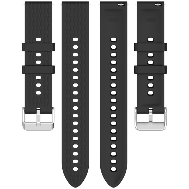 For OnePlus Watch 3 43mm Rhombic Texture Groove Silicone Watch Band(Teal)