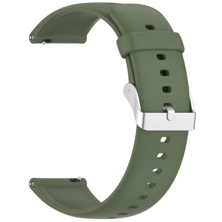 For CMF Watch 3 Pro / CMF Watch Pro2 Solid Color Silicone Watch Band(Dark Green)