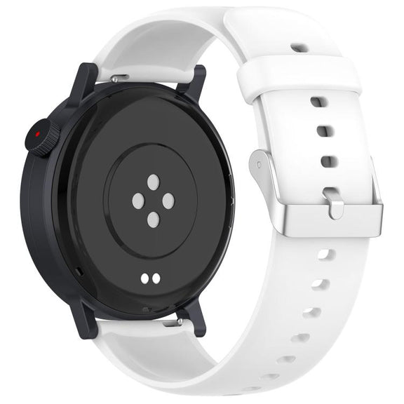 For CMF Watch 3 Pro / CMF Watch Pro2 Solid Color Silicone Watch Band(White)