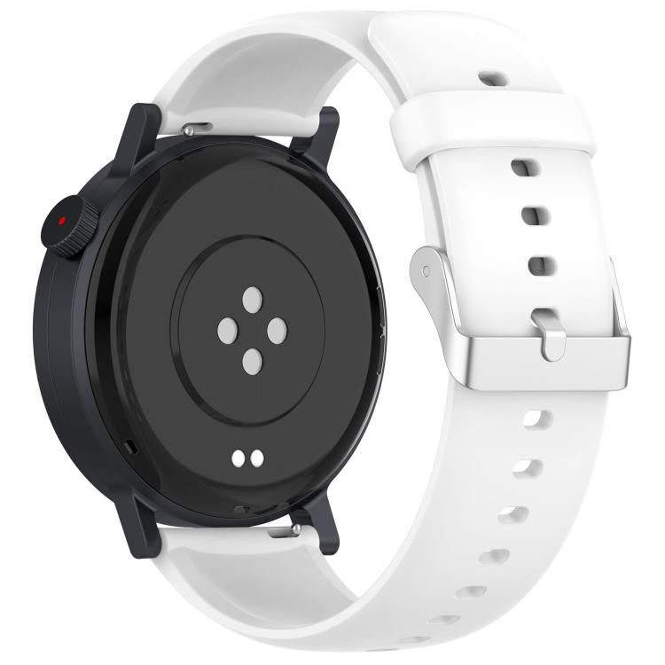For CMF Watch 3 Pro / CMF Watch Pro2 Solid Color Silicone Watch Band(White)