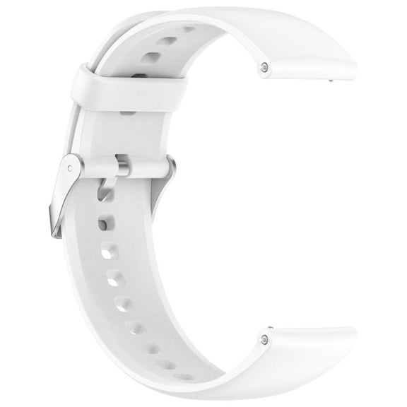 For CMF Watch 3 Pro / CMF Watch Pro2 Solid Color Silicone Watch Band(White)