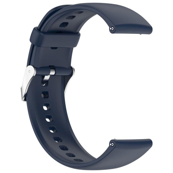 For CMF Watch 3 Pro / CMF Watch Pro2 Solid Color Silicone Watch Band(Navy Blue)