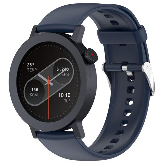 For CMF Watch 3 Pro / CMF Watch Pro2 Solid Color Silicone Watch Band(Navy Blue)