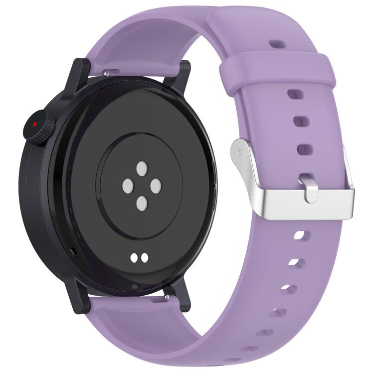 For CMF Watch 3 Pro / CMF Watch Pro2 Solid Color Silicone Watch Band(Light Purple)