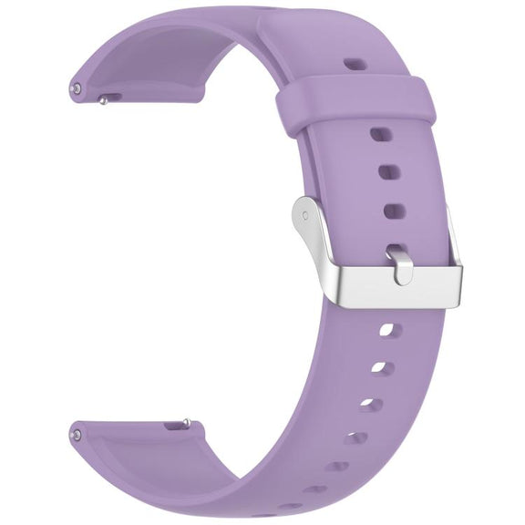 For CMF Watch 3 Pro / CMF Watch Pro2 Solid Color Silicone Watch Band(Light Purple)