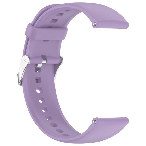 For CMF Watch 3 Pro / CMF Watch Pro2 Solid Color Silicone Watch Band(Light Purple)