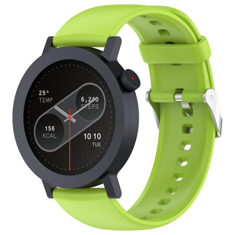 For CMF Watch 3 Pro / CMF Watch Pro2 Solid Color Silicone Watch Band(Lime) - free shipping - PMC TechLife - Order now!