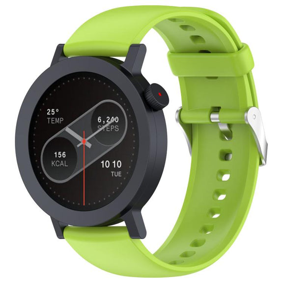 For CMF Watch 3 Pro / CMF Watch Pro2 Solid Color Silicone Watch Band(Lime)