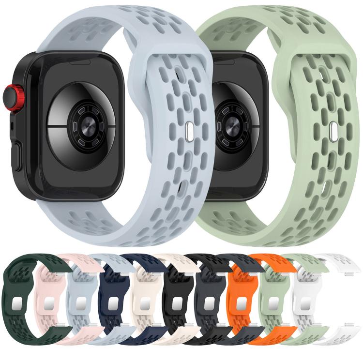 For Huawei Watch Fit4 / Fit4 Pro / Fit3 Mesh Silver Reverse Steel Buckle Silicone Watch Band(Light Blue) - free shipping - PMC TechLife - Order now!