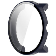 For Suunto Run Tempered Film Integrated PC Watch Protective Cover(Ink Blue)