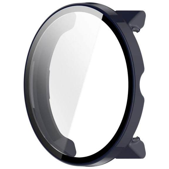 For Suunto Run Tempered Film Integrated PC Watch Protective Cover(Ink Blue)